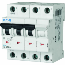 Eaton Electric Gmbh Eaton kismegszakító, 15ka három pólusú+null, faz-d63/3n-115381 villanyszerelés