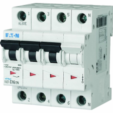 Eaton Electric Gmbh Eaton kismegszakító, 25ka három pólusú +null, fazt-c10/3n-241145 villanyszerelés
