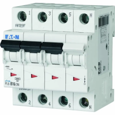 Eaton Electric Gmbh Eaton kismegszakító, 6ka három pólus+nulla, pl6-b16/3n-106037 villanyszerelés