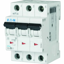 Eaton Electric Gmbh Eaton kismegszakító, 6ka három pólusú, faz6-d20/3-168082 villanyszerelés