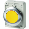 Eaton Electric Gmbh Eaton nyomógomb, fém, 30mm, lapos, sárga, ret., m30i-fdr-y-188096