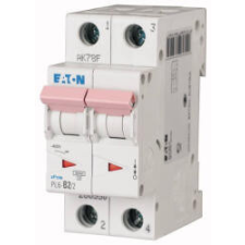 EATON PL6-D2/2 kismegszakító 2P 2A D 6kA (286574) villanyszerelés