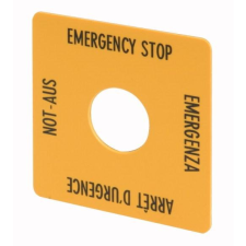 EATON Y7-216484 DE/ EN/ FR/ IT VÉSZ-KI tábla (216484) villanyszerelés