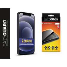 Eazyguard Apple iPhone 12 Mini gyémántüveg képernyővédő fólia - Diamond Glass 2.5D Fullcover - fekete mobiltelefon kellék