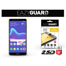Eazyguard Huawei Y9 (2018) gyémántüveg képernyővédő fólia - Diamond Glass 2.5D Fullcover - fekete mobiltelefon kellék