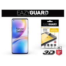 Eazyguard OnePlus 8 Pro gyémántüveg képernyővédő fólia - Diamond Glass 3D Fullcover - fekete mobiltelefon kellék