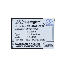  EB-BG357BBE Akkumulátor 1900 mAh mobiltelefon akkumulátor