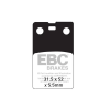 EBC BRAKES EBC FA099 fékbetét szett (1 tárcsához) EBC Brakes Futómű és fék alkatrészek Fékbetétek (tárcsafék)