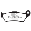 EBC BRAKES EBC FA181HH fékbetét szinterezett (1 tárcsához, erősített) EBC Brakes Futómű és fék alkatrészek Fékbetétek (tárcsafék)