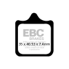 EBC BRAKES EBC FA322/4HH erősített fékbetét (1 tárcsához) EBC Brakes Futómű és fék alkatrészek Fékbetétek (tárcsafék)