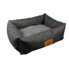 EBI D&D Kordbársony fekhely kutyáknak antracit L 78x58x21cm szállítóbox, fekhely kutyáknak