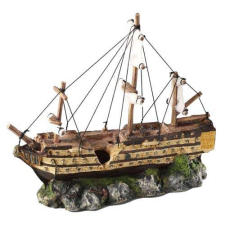 EBI Dekoráció akváriumba Vitorlás 37x12x28,5cm akvárium dekoráció