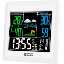 ECG MS 300 Időjárásjelző állomás fehér időjárásjelző