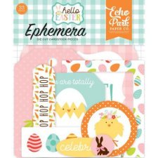 Echo Park Papírmotívum / Kivágat , Hello Easter / Ephemera (1 csomag) matrica