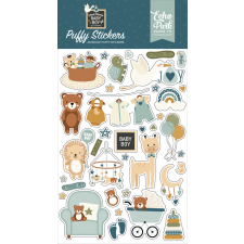 Echo Park Special Delivery Baby Boy Pufi matrica Puffy Stickers (1 ív) matrica