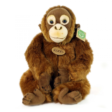 Eco-barát narancssárga plüss orangután 27 cm plüssfigura