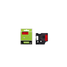 ECO Dymo kompatibilis S0720720/40917 feliratozógép szalag fekete/piros 9mmx7m ECO nyomtató kellék