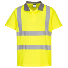  Eco Hi-Vis S/S póló (6-os csomag) PW_EC10YERS Sárga - S méret
