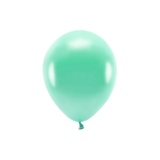 Eco Lufi 26cm Metál sötét menta (10 db) party kellék
