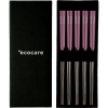 Ecocare Box Silver-Pink fém sushi pálcika 10 db