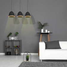 Ecolight MiLAGRO STUDIO BLACK 3xE27 fekete függőlámpa világítás