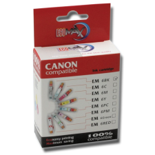 ECOMAX EM6BK Black (Canon BCI-6BK) (For Use) nyomtatópatron & toner