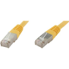 econ connect RJ45 Hálózat Csatlakozókábel CAT 6 S/FTP 1.00 m Sárga Páros árnyékolás econ connect (F6TP1GE)