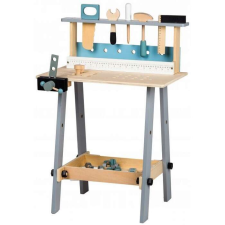 EcoToys 32 darabos fa szerszámos pad Ecotoys 1172 barkácsolás
