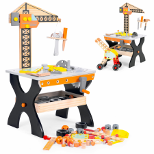 EcoToys Drewniany warsztat dla dzieci stół narzędziowy ecotoys barkácsolás