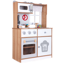 EcoToys Fából készült skandináv konyha + kiegészítők ecotoys konyhakészlet