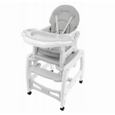 EcoToys fix Etetőszék hinta funkcióval - szürke etetőszék