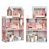 EcoToys Nagy barbie babaház bútorokkal ecotoys bútorokkal