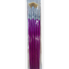  Ecset szett 6 db-os (zselés, akril, díszítő) lila
