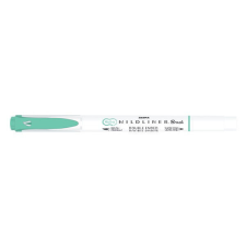 Ecsetfilc kétvégű ZEBRA Mildliner Fluorescent türkiz filctoll, marker