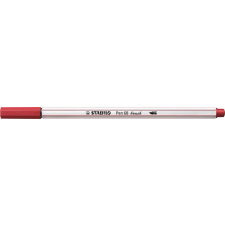Ecsetirón, STABILO "Pen 68 brush", vörös filctoll, marker