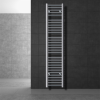 EDDC Törölközőszárító radiátor 300x1800 mm króm 367W egysoros - egyenes változat szélső csatlakozás