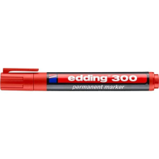 EDDING 300 1,5-3mm Permanent piros marker filctoll, marker