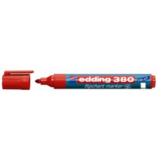 EDDING 380 kerek hegyű piros flipchart marker filctoll, marker