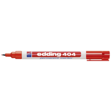 EDDING 404 alkoholos rostirón piros, kerek hegy 0,75mm filctoll, marker