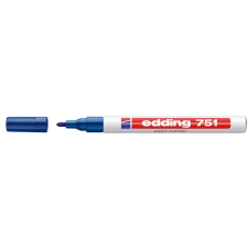 EDDING 751 1-2mm Lakkmarker - Sötétkék filctoll, marker