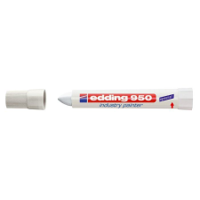 EDDING 7580066004 "950" jelölő marker kúpos, fehér (TED950F) (TED950F) filctoll, marker
