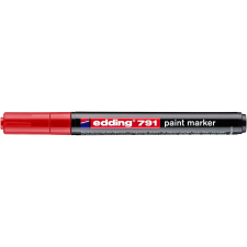 EDDING 791 lakkmarker piros filctoll, marker