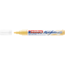 EDDING Akril marker 2-3mm, Edding 5100 pasztell sárga filctoll, marker