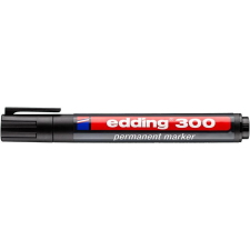  EDDING Alkoholos marker, 1,5-3 mm, kúpos, EDDING &quot;300&quot;, fekete filctoll, marker