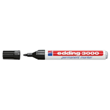 EDDING Alkoholos marker 1,5-3mm, kerek Edding 3000 fekete filctoll, marker