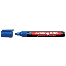 EDDING Alkoholos marker, 1-5 mm, vágott, EDDING "330", kék filctoll, marker