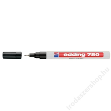 EDDING Lakkmarker, 0,8 mm, EDDING 780, fekete (TED780FK) filctoll, marker