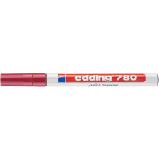 EDDING Lakkmarker, 0,8 mm, EDDING "780", piros filctoll, marker