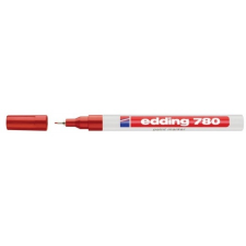 EDDING Lakkmarker, 0,8 mm, EDDING &quot;780&quot;, piros filctoll, marker