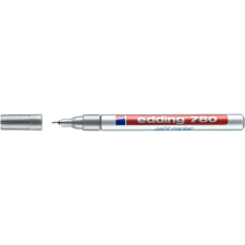 EDDING Lakkmarker 0,8mm, kerek 780 ezüst (7580114008) (7580114008) filctoll, marker